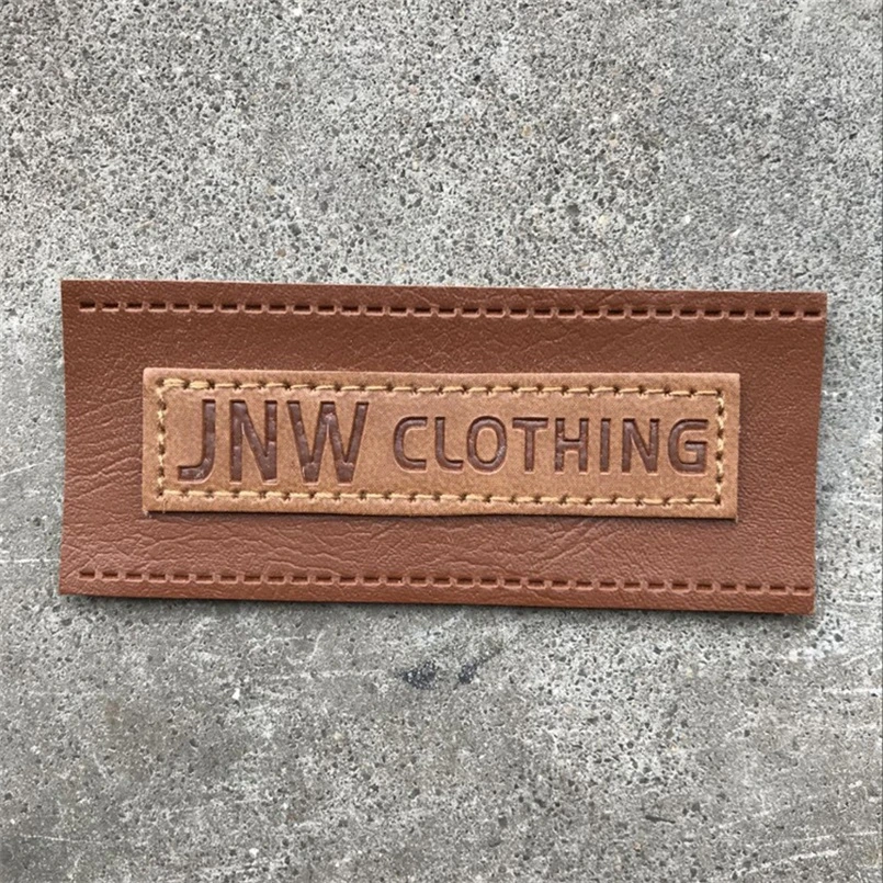 Professional Custom Universal Embossed Leather Label for Casual Outfit