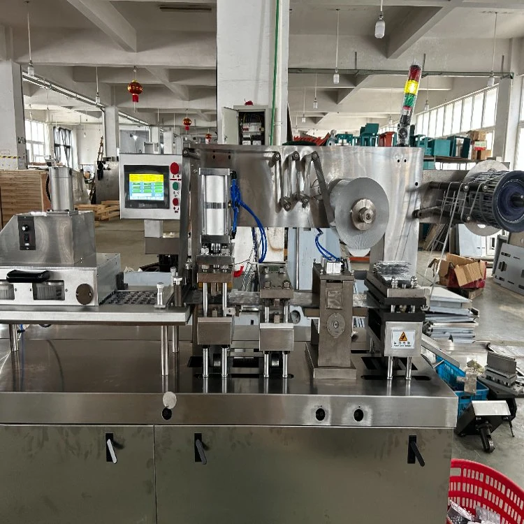 Dpp Series Automatic Packaging Flat Plate Aluminum Plastic Pill Tablet Capsule Blister Packing Machine