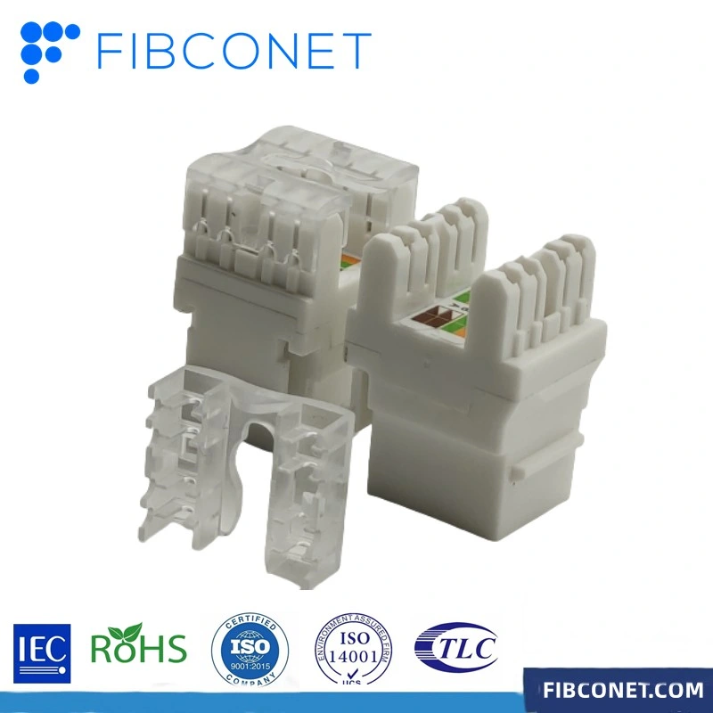 FTTH CAT6A Optical RJ45 Keystone Jack Fiber Optic Network Module