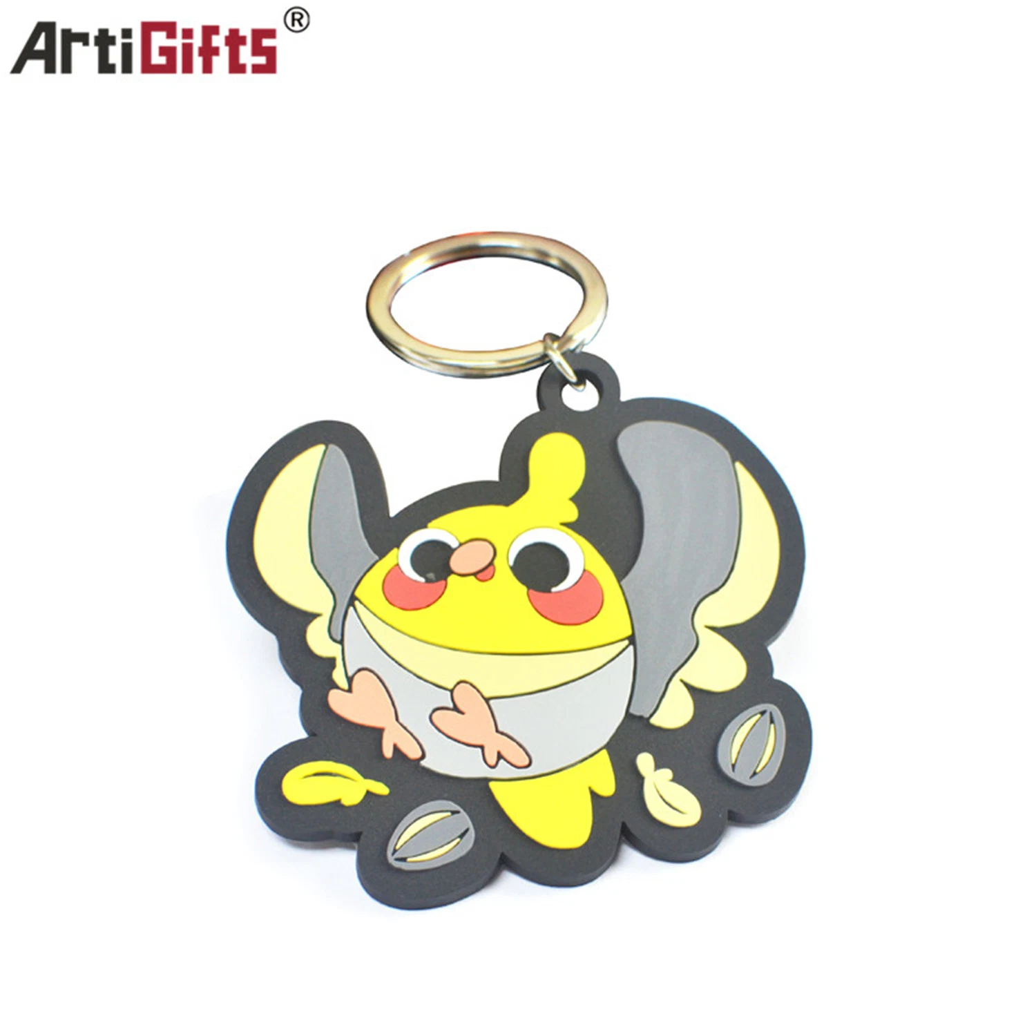 Cartoon Character Jerseys 3D Embossed Rubber Soft PVC Keychain