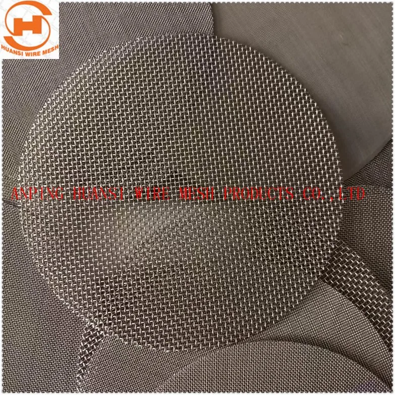 All Kinds of Diameter Stainless Steel Wire Mesh Filter Disc