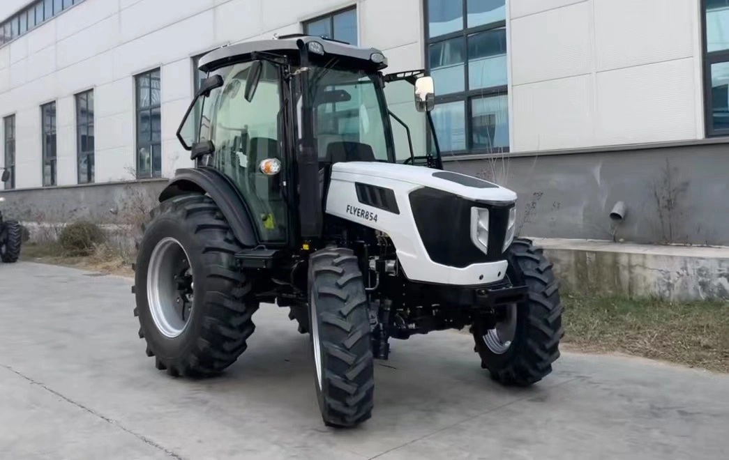 La Chine la vente de haute qualité de l'EPA ce nouveau 80HP 100HP HP 90 de la machinerie agricole tracteur agricole de roue