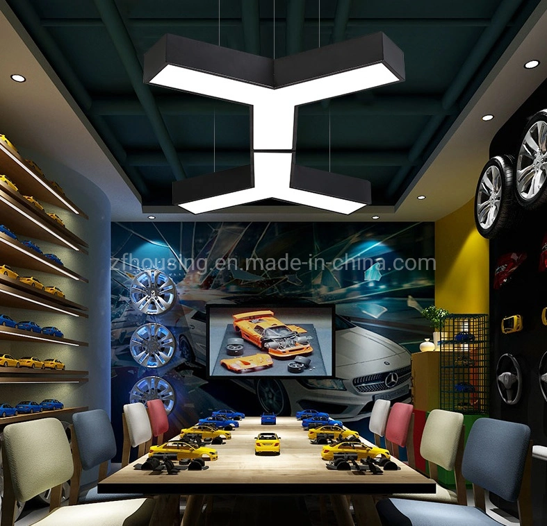 Customized Pendant Lights Hanging Light Office Linear Light for Lobby, School and Warehousezf -Cl-073