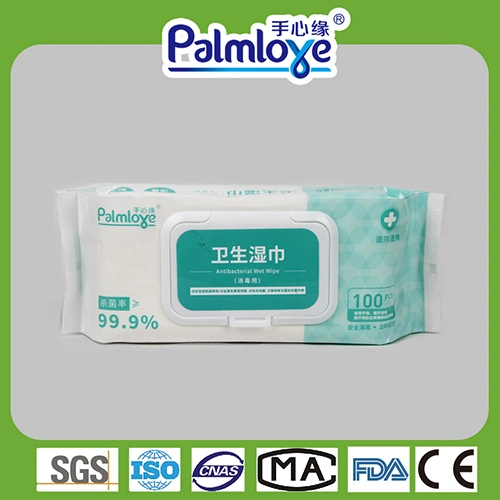 2021 Top Quality Sanitizing Household Cleaning Wipes Antiseptic 100PCS Family Pack