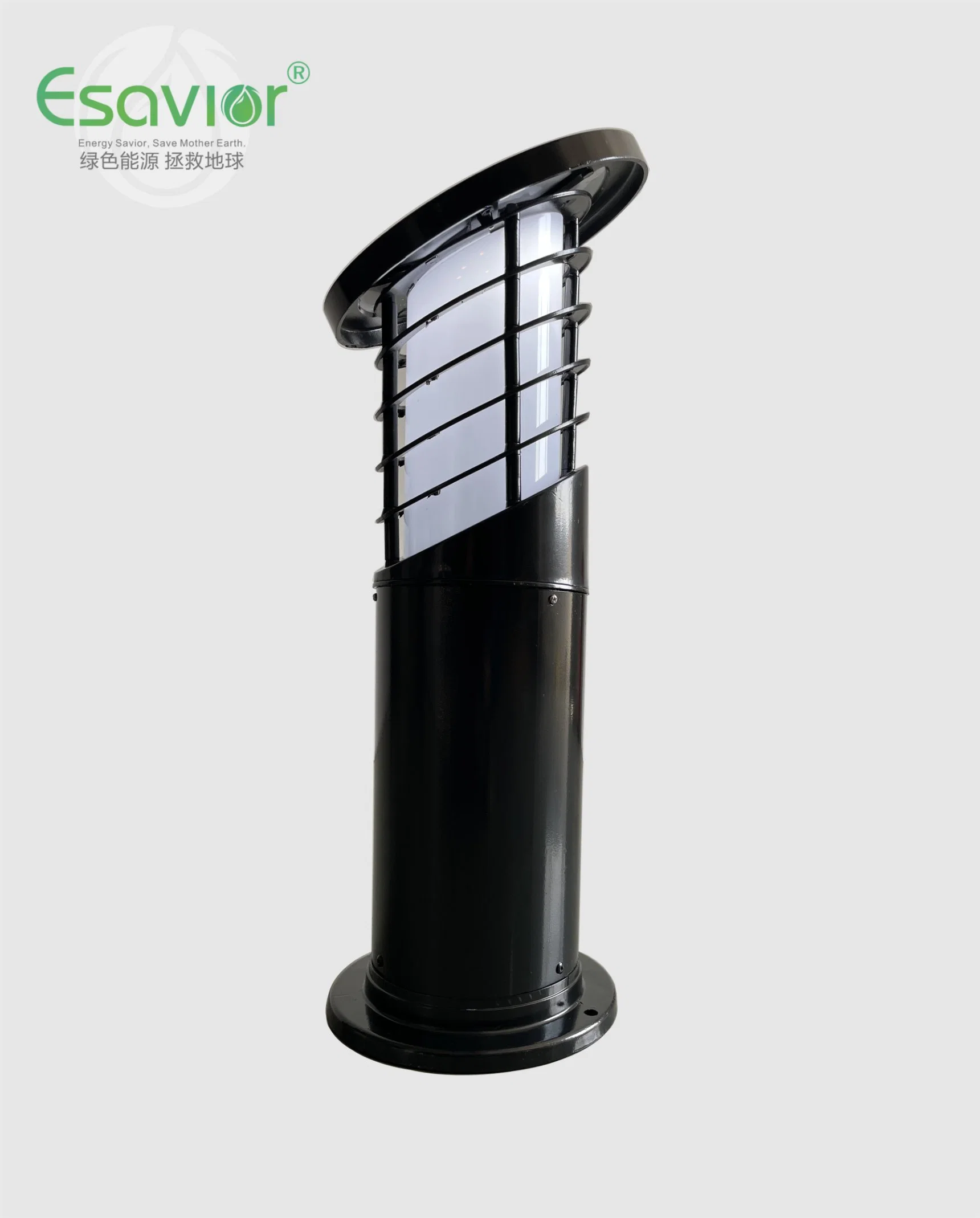 Esavior Solar Powered LED Outdoor Solar Bollard/Rasen/Garten Licht