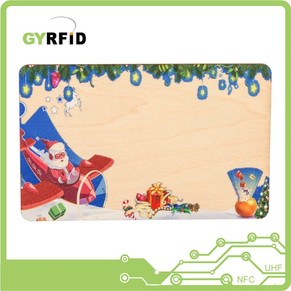 Eco-Friendly RFID Wooden Card DESFire EV2 for Hotel (ISOW)