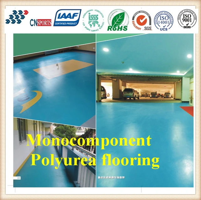 Einfache Konstruktion und bequeme Renovierung Monocomponent Polyurea Flooring