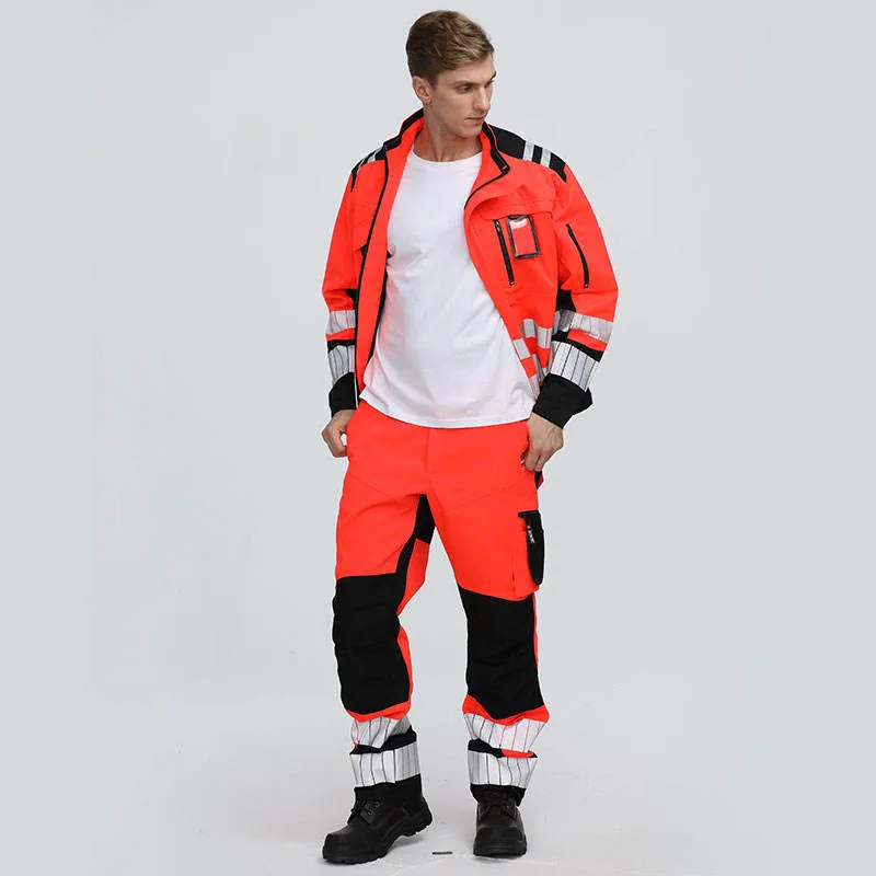 Safety Welding Suits Oil and Gas Mechanic Workwear Flame Retardant Clothing