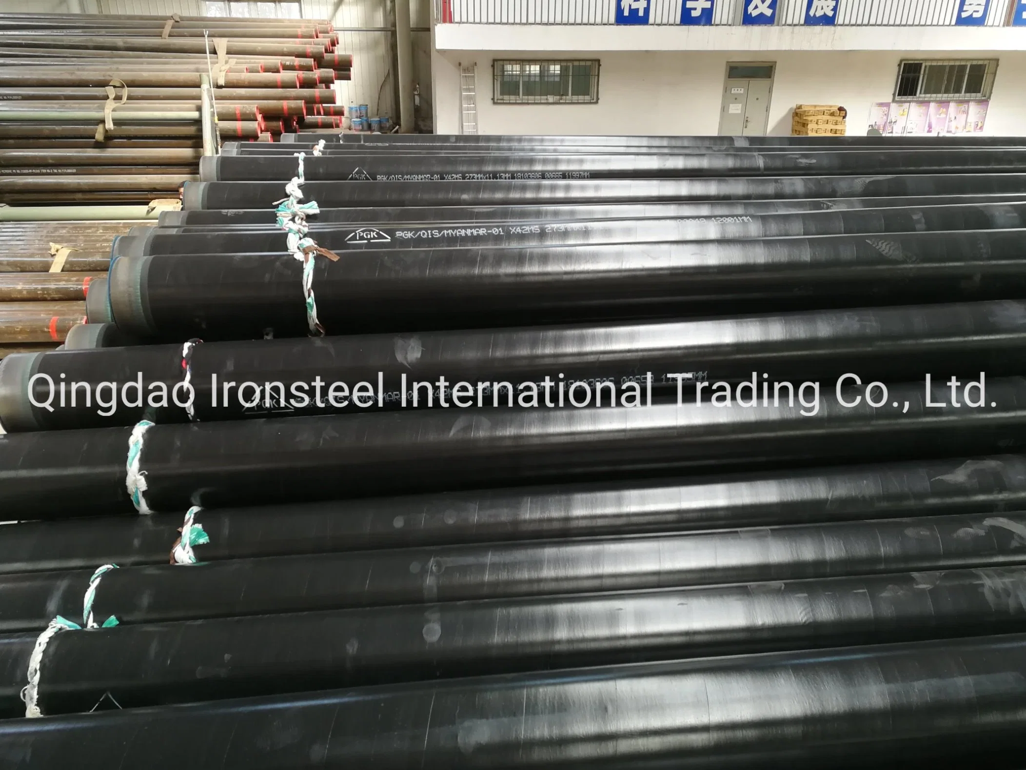 DIN30670 3lpe Coated API 5L X42/X52 Seamless/ERW/LSAW Steel Pipe for Line Pipe