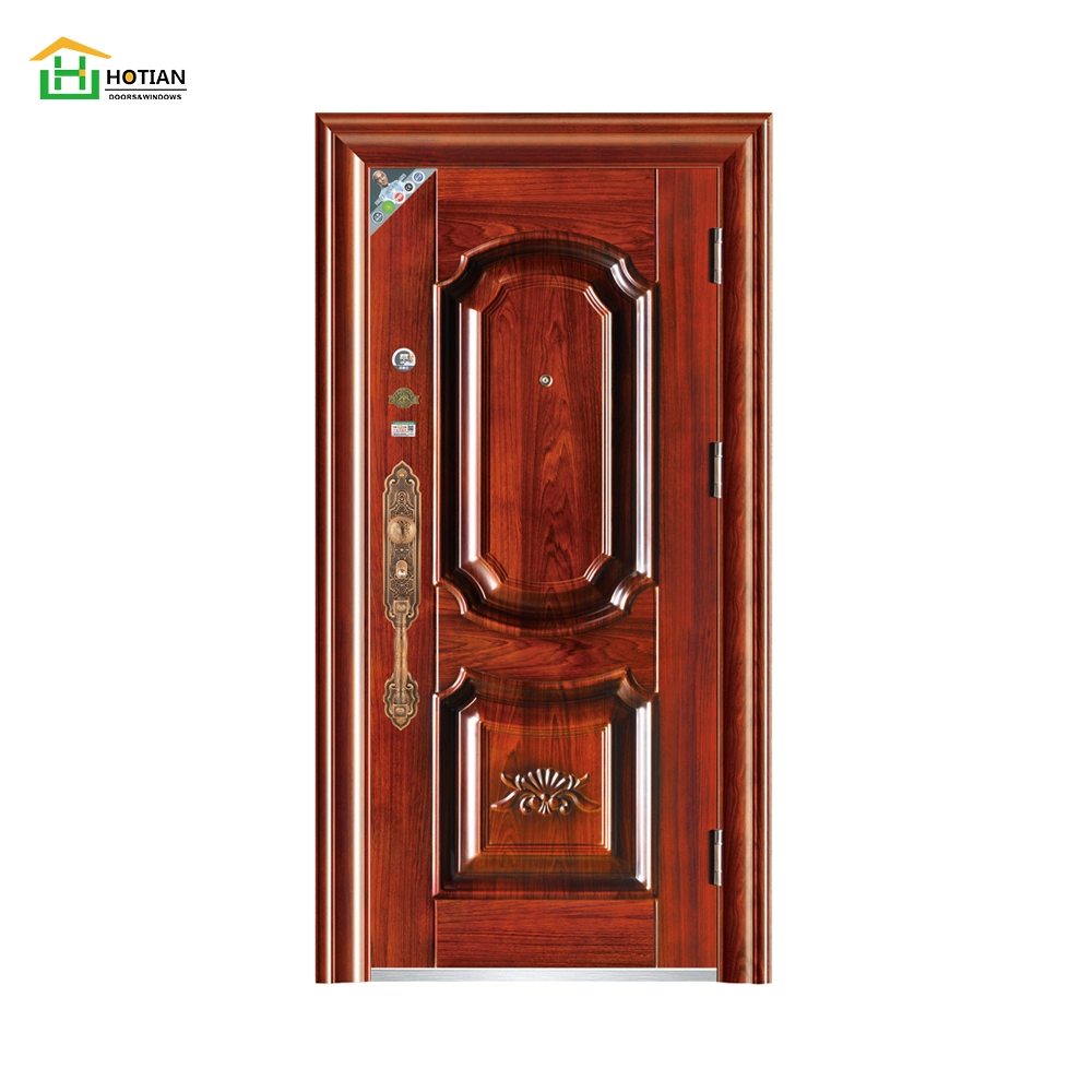 Contemporary High quality/High cost performance  Steel Main Security Home Double Door