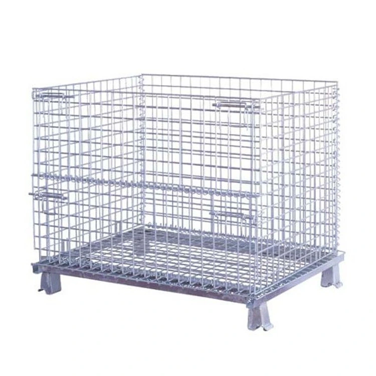 Steel Wire Mesh Container for Wine Bottle Storage Euro Cage