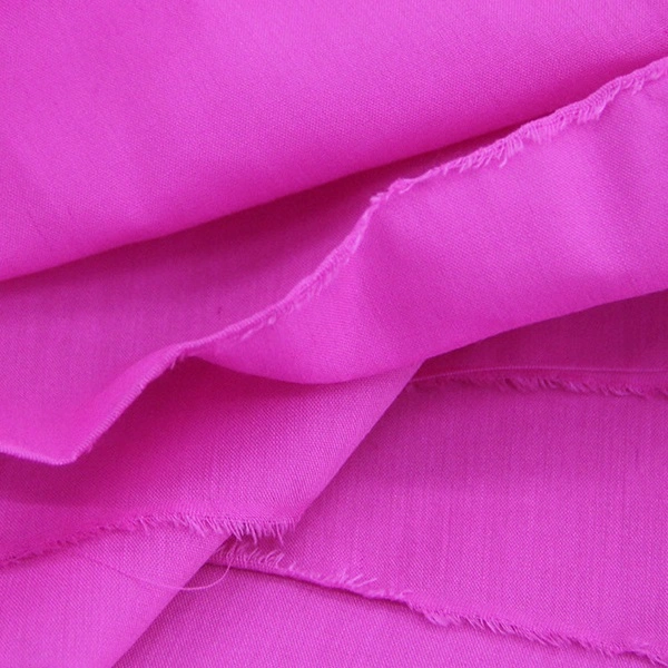 Stock Polyester Cotton Fabric Woven Plain Poplin Dyed Fabric for Garment Fabric