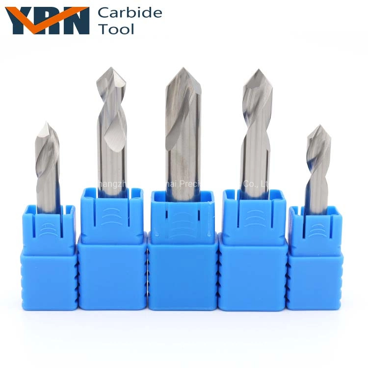 Improved Geometry CNC Point Drilling Bits for Metal Solid Carbide Cutting Bits Spot Drill Bit