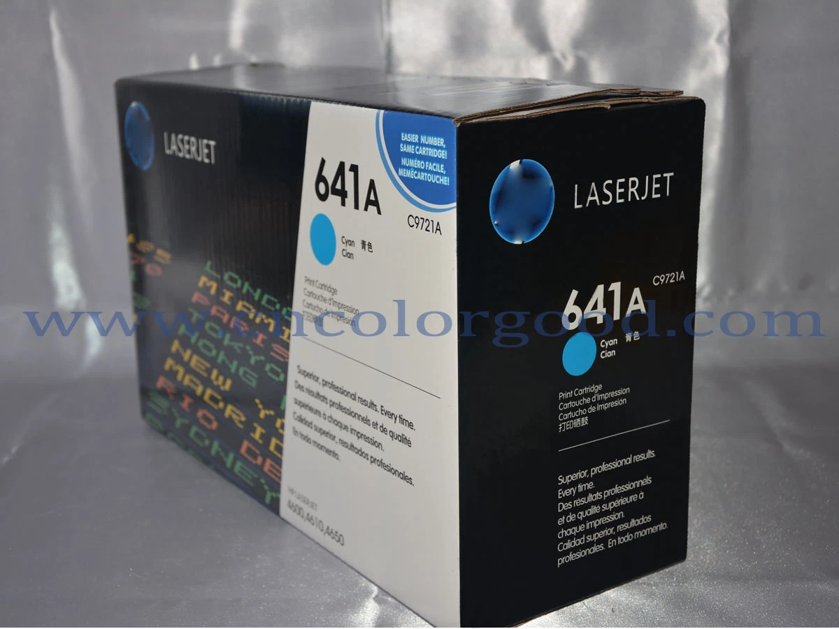 Original Quality C9720A C9721A C9722A C9723A Laser Printer Toner for HP 4600/4650 641 Toner