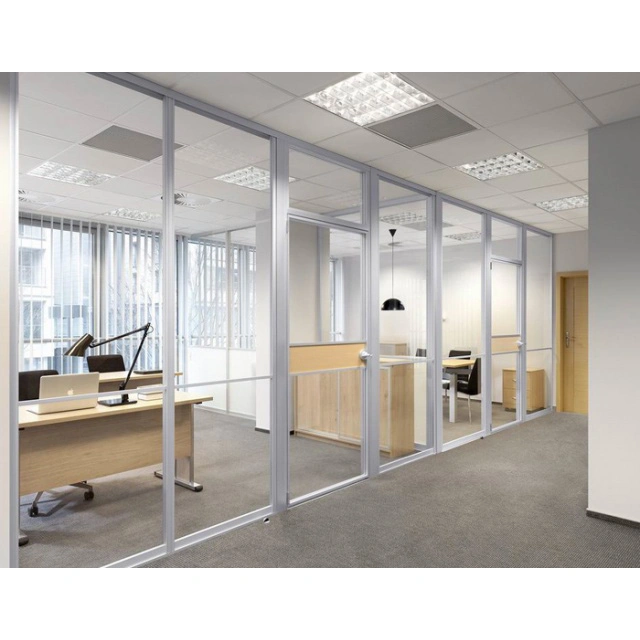 Office Partition/Aluminium Partition with Build-in Blind