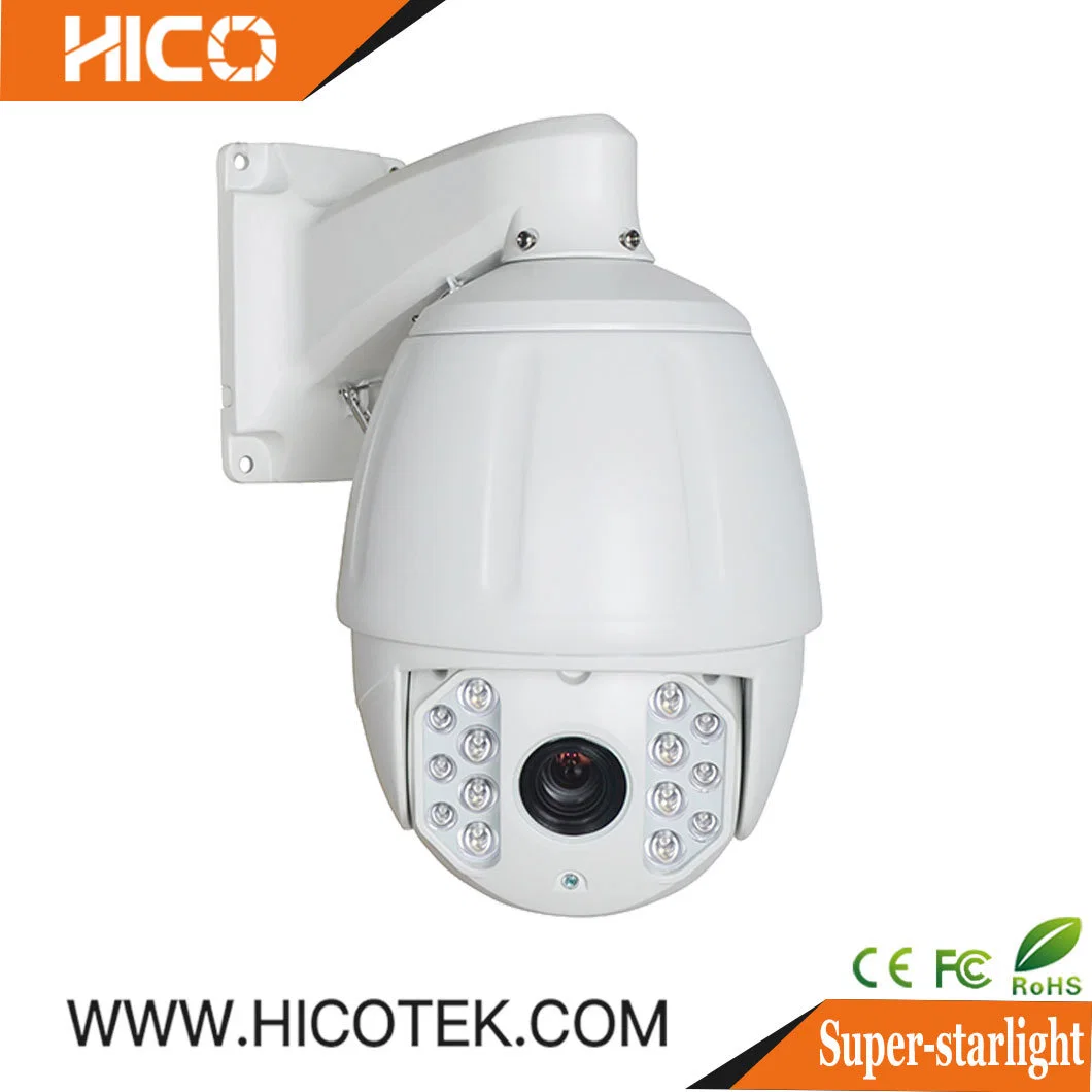 Flughafen Seaport Verwenden Sie Beleuchtung Schutz Überspannungsschutz Meersalz Korrosion FHD P2P IP66 PTZ-Dome-Kamera mit Geschwindigkeit