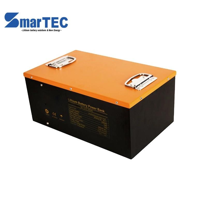 Meilleure batterie de stockage solaire 12V 200Ah Batterie LiFePO4/batterie au lithium avec affichage LCD du système de stockage pour la maison de l'énergie