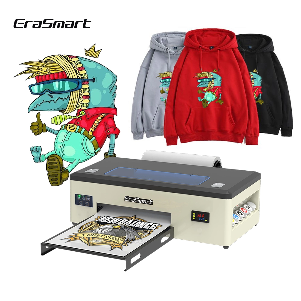 Erasmart Lifetime Maintenance Hot Sale A3 Dtf Digital Printer Pet Film Textile Garment Printing Machine