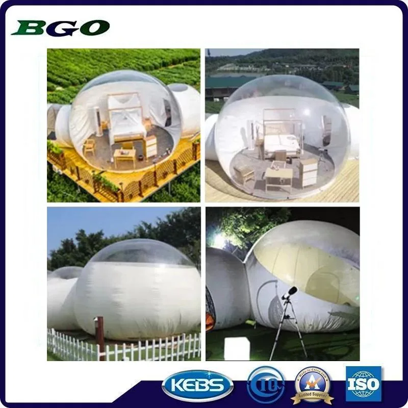 3m 4m 5m Durable Clear PVC Waterproof Transparent Bubble Tent