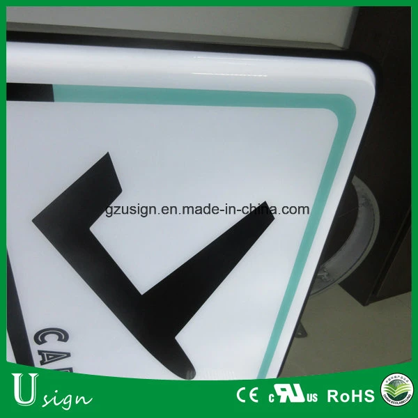 Acrylic Embossed LED Light Box for Advertising