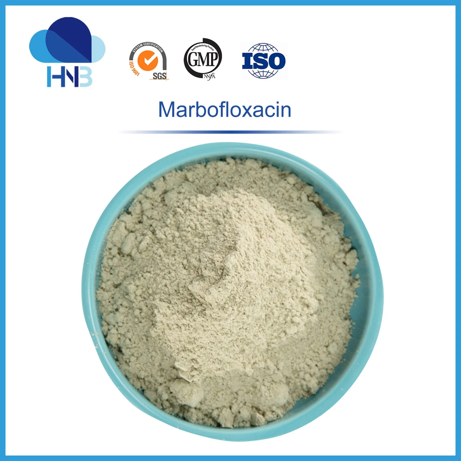 Pharmaceutical Intermediate CAS 115550-35-1 Powder Marbofloxacin