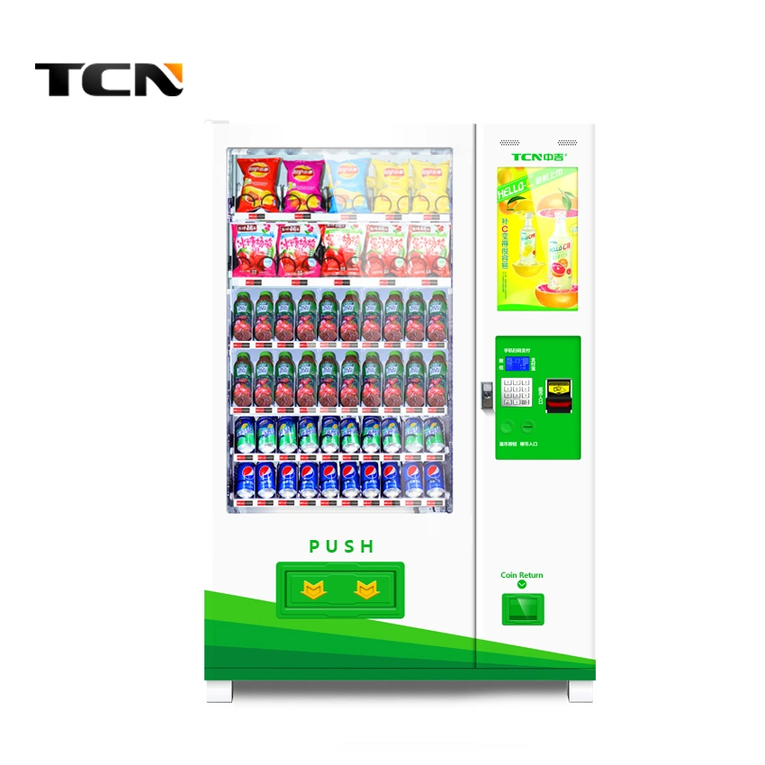 Combo Snack/Drink/Sport Water/Digital Screen Vending Machine