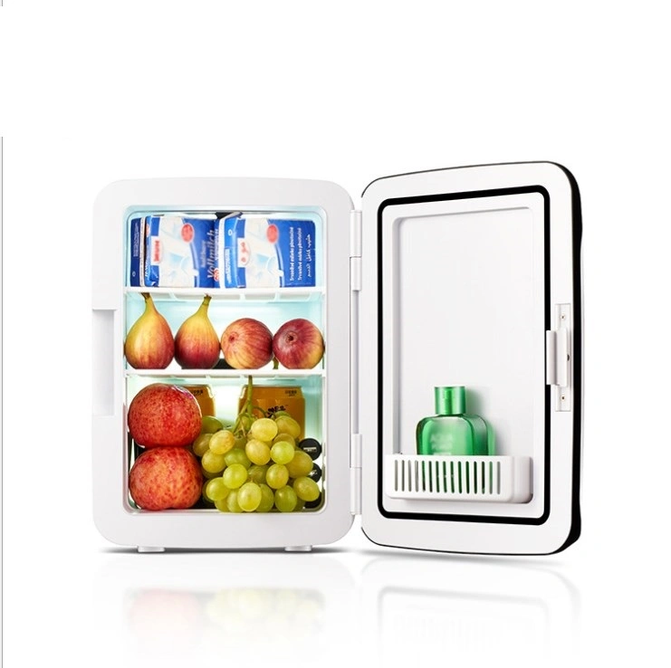 10L'un mini réfrigérateur électrique Voiture de refroidissement réfrigérateur portable multifonctions Accueil réfrigérateur pour voiture