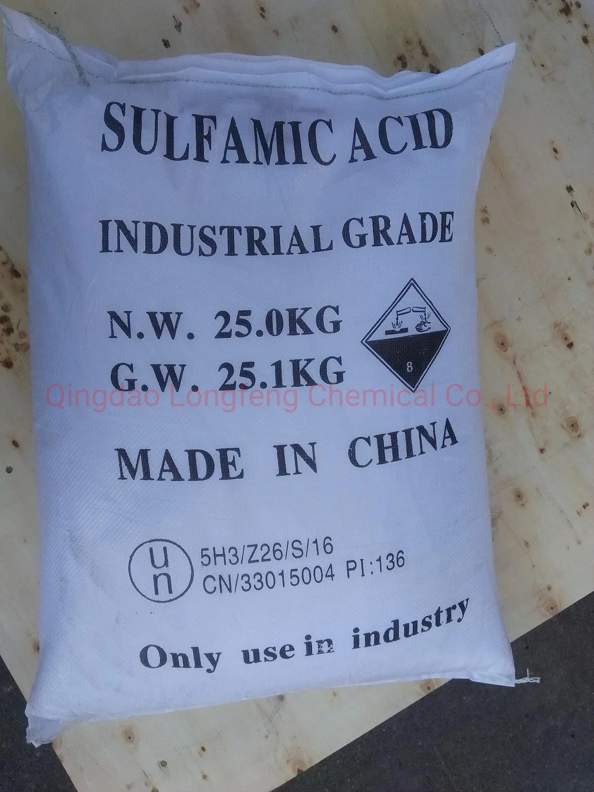 Llegar a ácido inorgánico del 99,8% ácido Amidosulfonic Limpiador de metales de exportación de alta calidad Sulfamic Acid