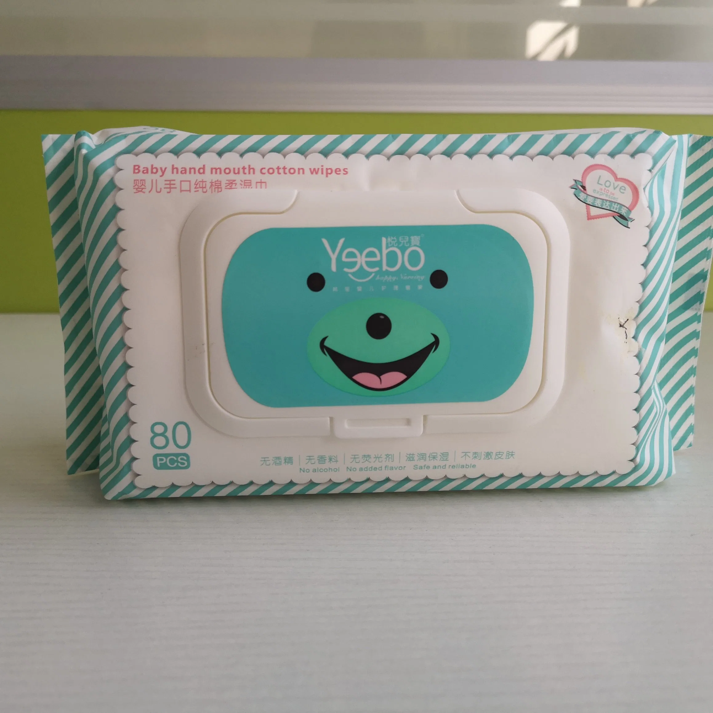 80PCS High quality/High cost performance  Factory Cheap Cleaning Baby Weipes Wet Tissue with Lid