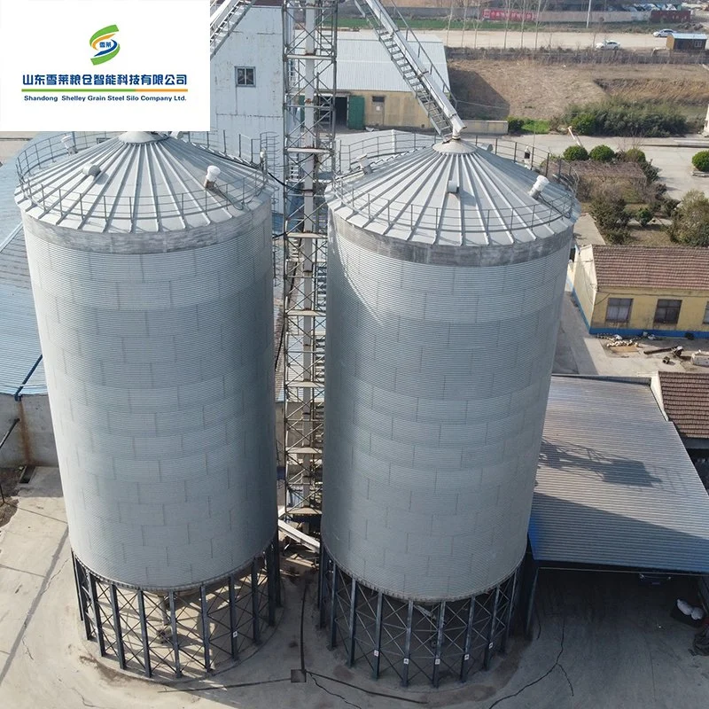 1000 Ton Corrugated Steel Sheet for Grain Rice Husk Silos