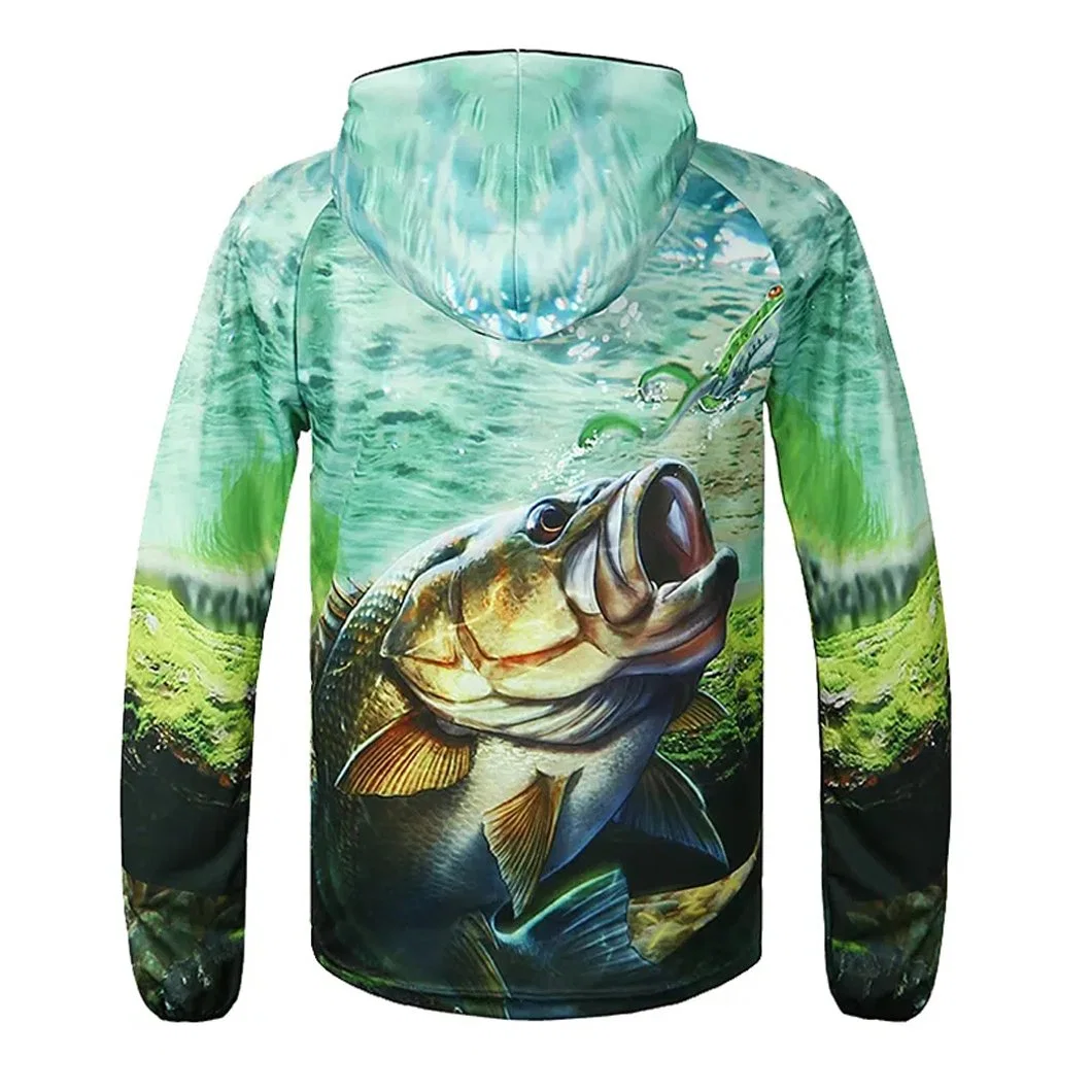 Wholesale/Supplier Sports Wear Custom Logo Fishing Uniform Sublimation Fishing Shirt