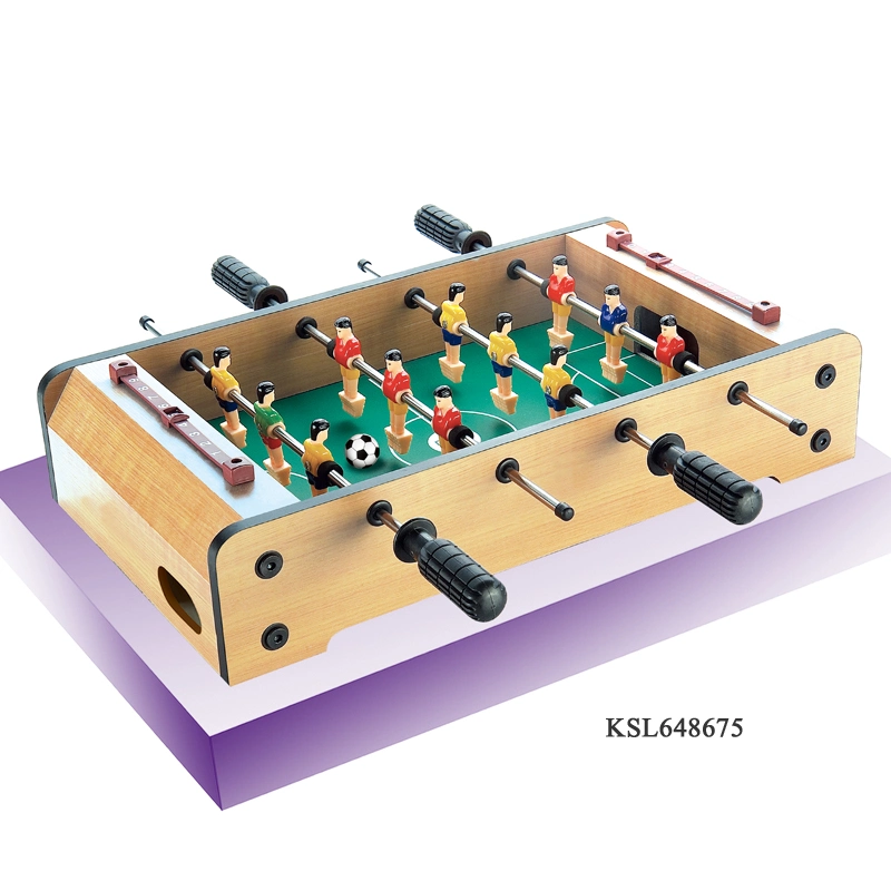 Deportes de padres-niños Favoritos de madera Foosball Juego de mesa Mini Interior Fútbol Mesa Deportes Entretenimiento Juguete Funny Fútbol de Mesa