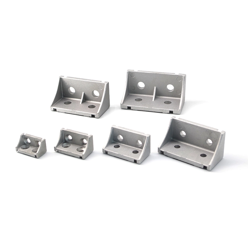 China Supplier 40X80aluminum Corner Bracket for Work Bench/Shelf/Assembly Line/Industry/Extruded Aluminum Profile 3060 4080 4590 50100