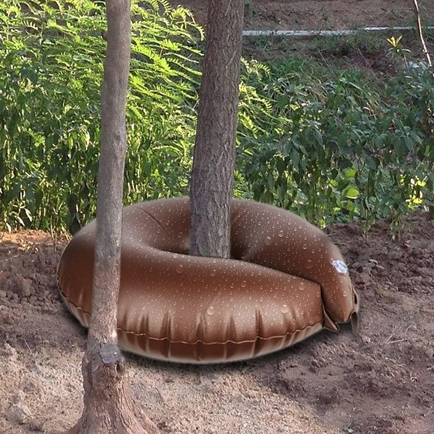 Saco de rega para árvores anel de drenagem de árvore de libertação lenta em PVC Bolsas para água de irrigação sacos de rega redondos sistema de gotejamento automático para Plantando árvores jardinando