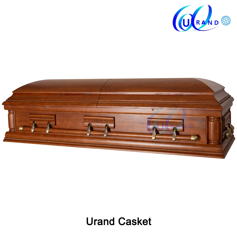 Wood Casket Not Metal Casket/High Gloss Casket Not Matt Gloss Casket/Solid Wood Casket Not Veneer Funeral Casket