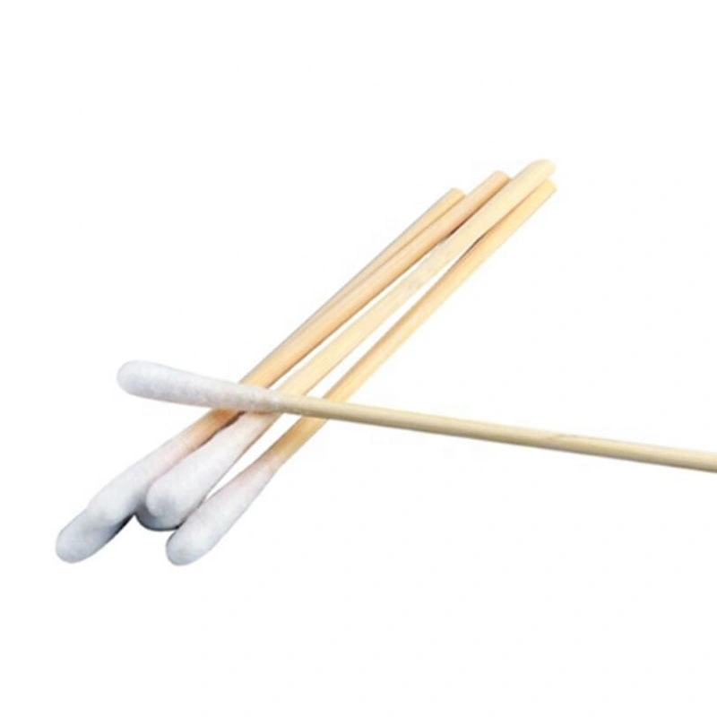 Disposable Natural Bamboo Cotton Swab Make up Ear Cleaning