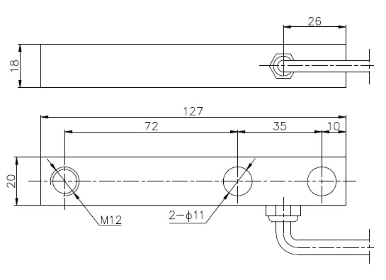 Alloy Single Point Load Cell for Electronic Scale (B703)