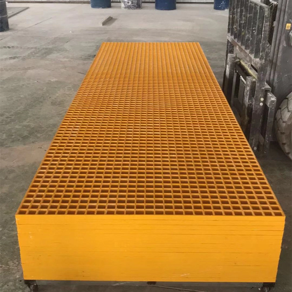 ABS Certificated 25mm 30mm 38mm Thickness FRP Grating for Sale