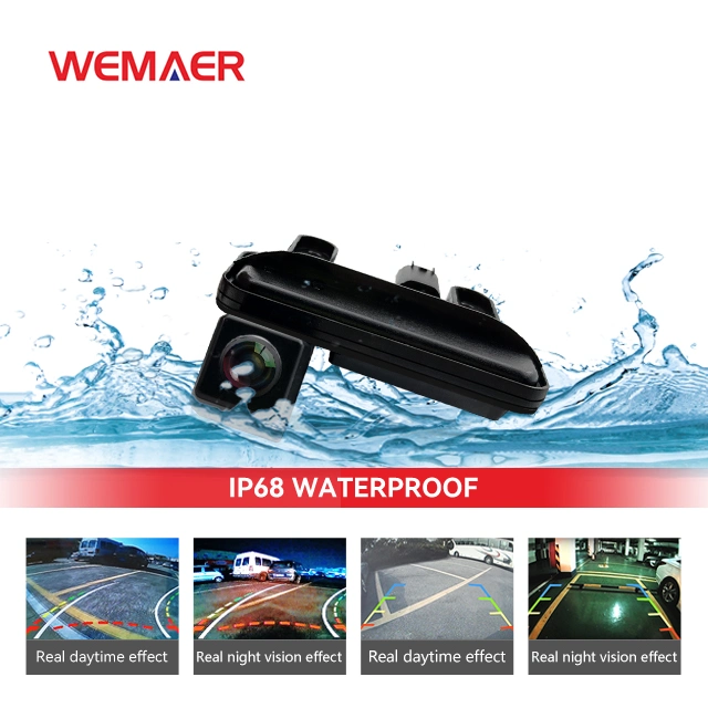 Wemaer OEM Colorful 720p 1080P Ahd Waterproof Wide Angle Auto Electronics Backup Reverse Camera for Mercedes Benz B-Class/E-Class