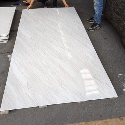 Wholesale/Supplier Price High Glossy Artificial Marble Plastic PVC Marble UV Sheet 2mm/3mm 4*8 1220*2440mm Interior Decorative PVC UV Marble Sheet Board