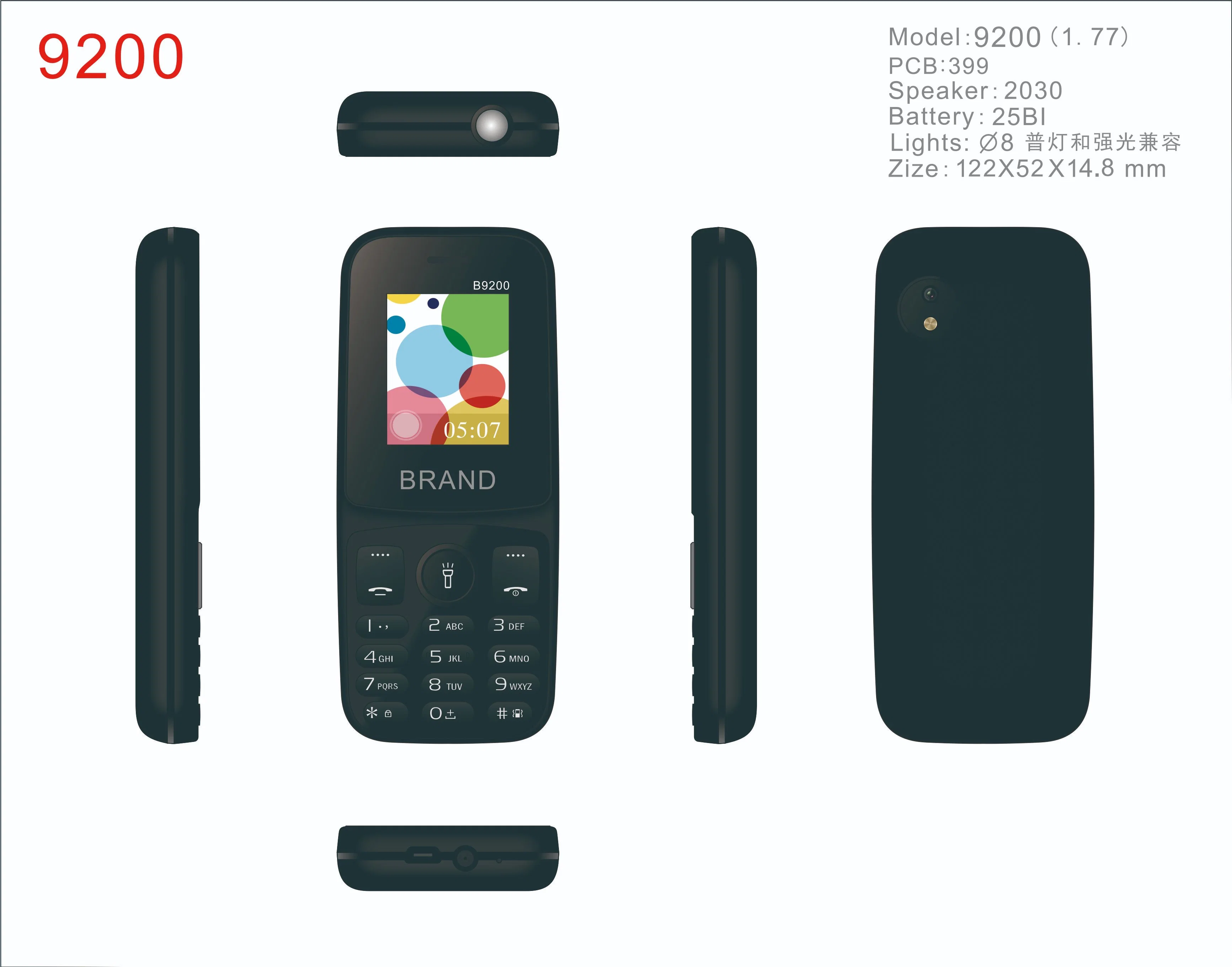Mobile Slim Bar Phone Feature Phone with Good Price