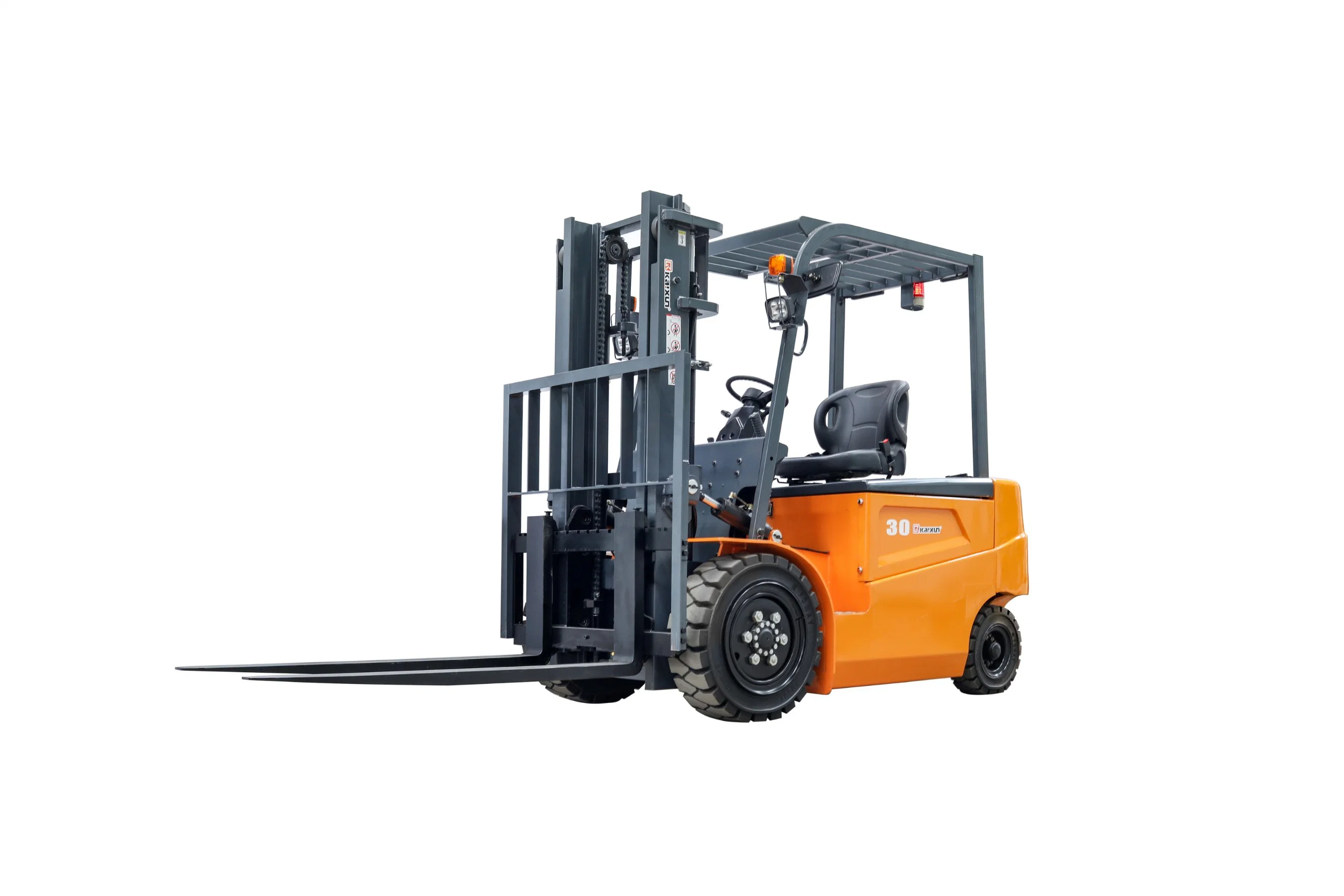 2.5t 3m Four Wheel Electric Truck Counterbalanced Hydraulic Forklift Sitting Driving Style
