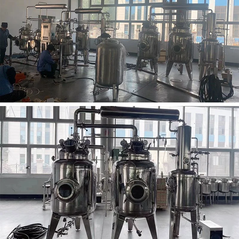 Équipement d'extraction de fines herbes en acier inoxydable de Tianhe ligne de production d'extraction d'huile