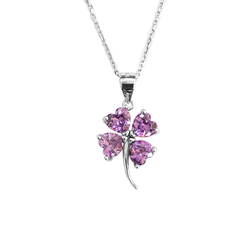 Bijou de collier en argent sterling 925 avec pendentif de mode et pierres CZ de haute qualité Aaaaa