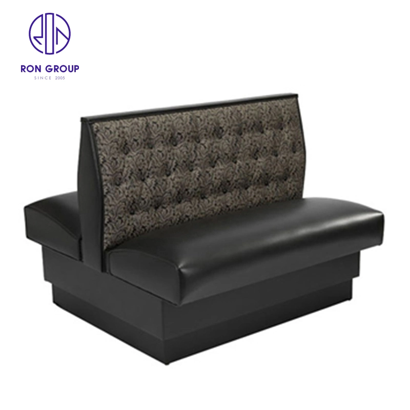 Wholesale/Supplier Leather Leisure Sofa Fast Food Pizza Booth Restaurant Modern Furniture Hotel Coffee Shop