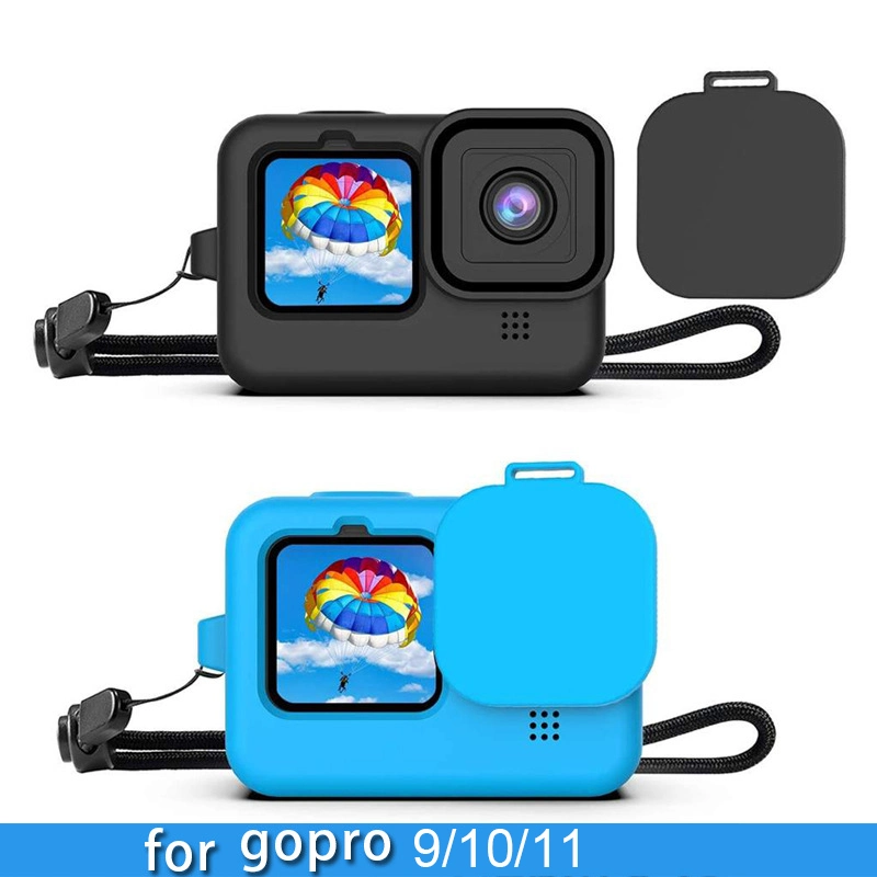 Funda de silicona para Gopro 9/10/11 accesorios para cámaras de acción