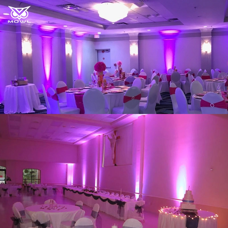 Wireless Control DMX 6*18W RGBWA+UV 6in1 Battery Powered Uplight LED PAR Lighting for Wedding DJ Party