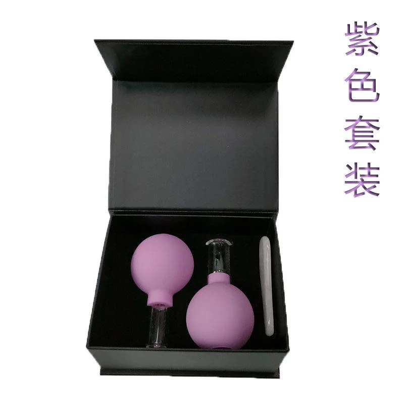 Beauty Facial Lift Remove Dark Circles Glass Cupping Suction Device Suction Ball Cupping Device