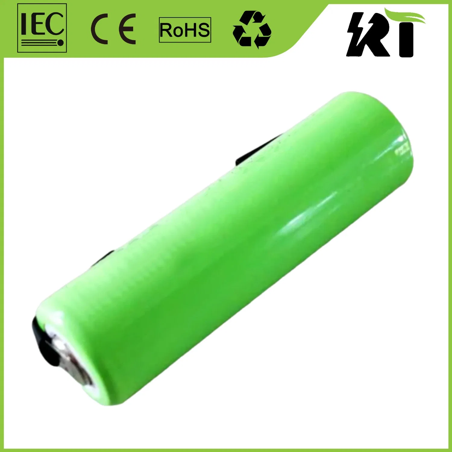 Nickel Metal Hydride Rechargeable Battery AA2200 NiMH Battery for Emergency Lighting Lamp