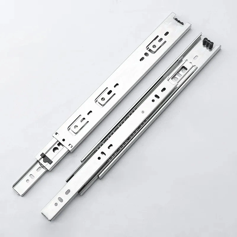 Hot Sale 25/30/35/40/45/50mm Zinc Plated Ball Bearing Drawer Slide for Furniture